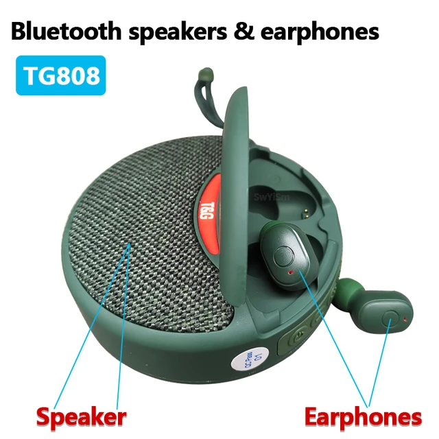 TG808-Mini haut-parleur Bluetooth sans fil, écouteur sans fil