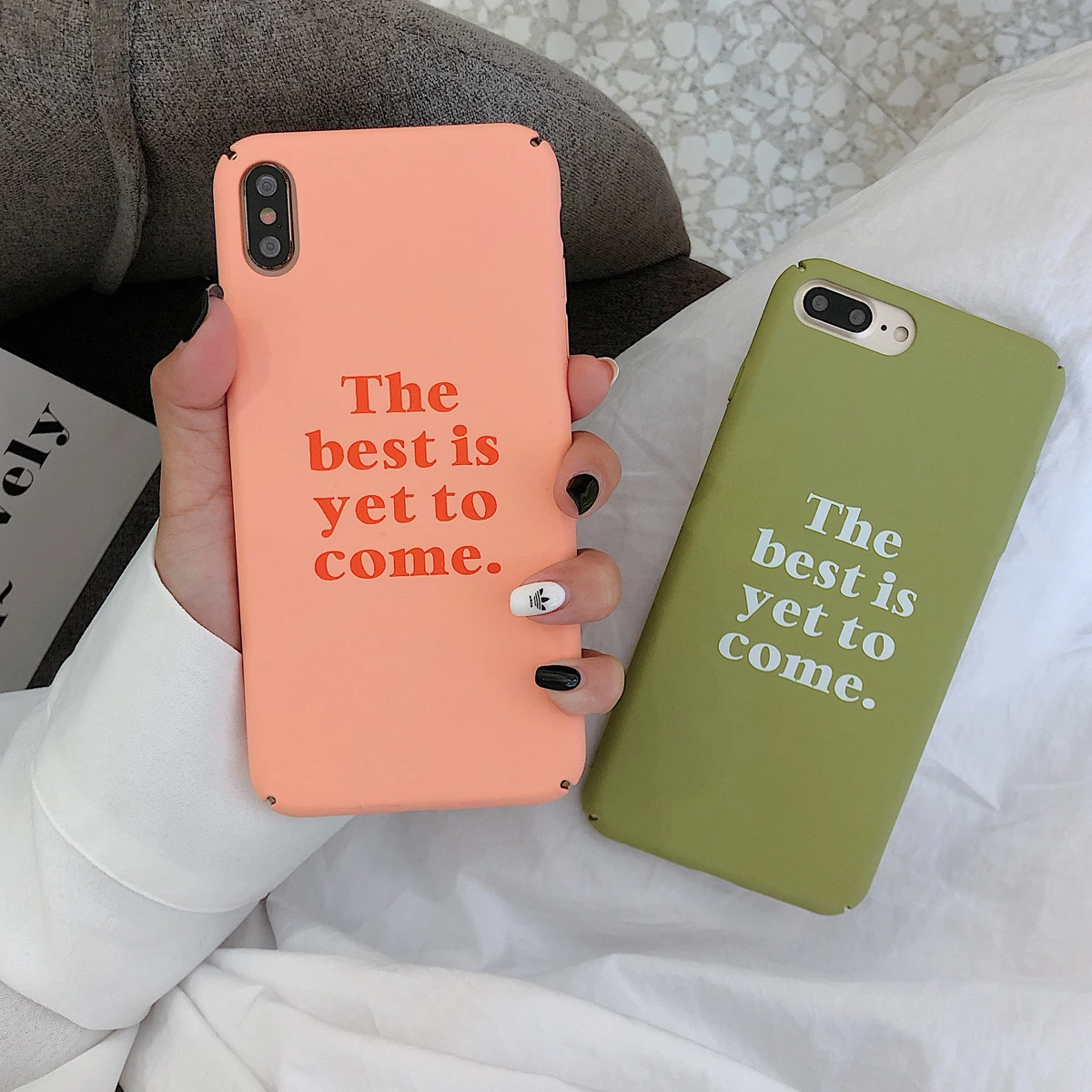 Новые милые сообщения слова лучше всего приходят чехол для iPhone 6 6S 7 8 Plus X XR XS Max