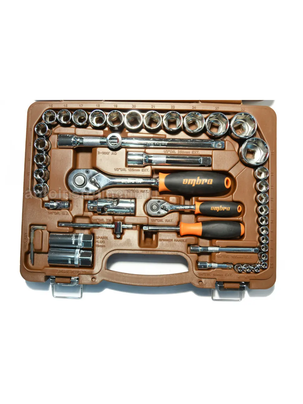 Набор инструмента OMBRA OMT94S 94 пр. 1/4&quot 1/2&quot 6 гр. пласт.кейс универсальный набор