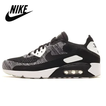

Tenis NIKE AIR MAX 90 Ultra Flyknit 2.0 Oreo Men's Running Shoes Original Sport Outdoor Sneakers nike air max 90 ultra