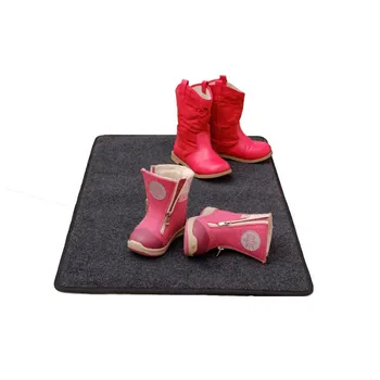 

Warm mat for drying shoes Gray Carpet 50х80 cm 65 W heating mat warm mat electric warm rug heating under the carpet