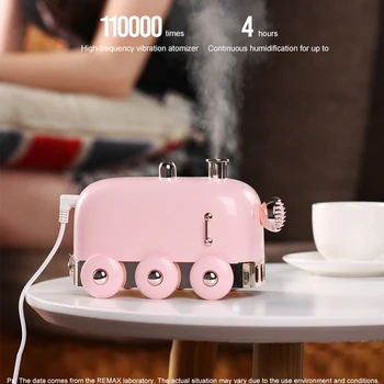

New small train humidifier usb mini small portable cute cartoon office table Ultrasonic Humidifier Essential Oil Mist Maker