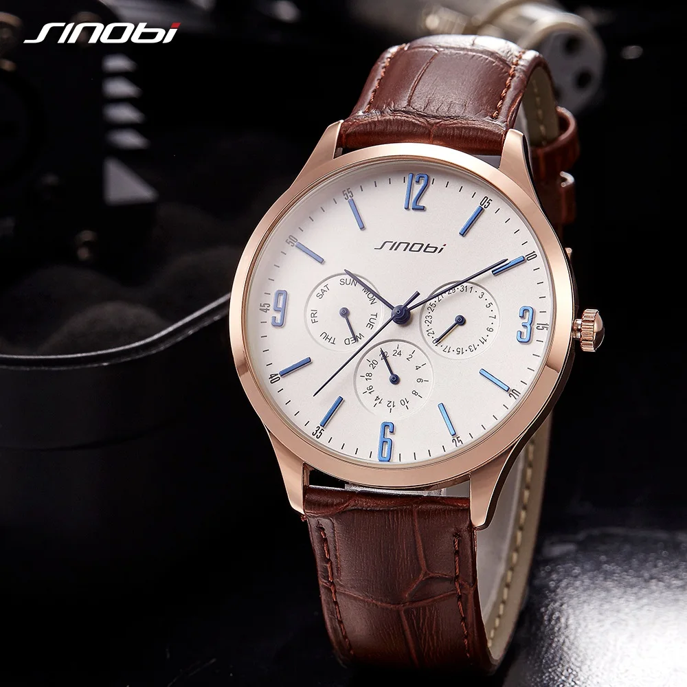 Sinobi Casual Mens Wrist Watches 