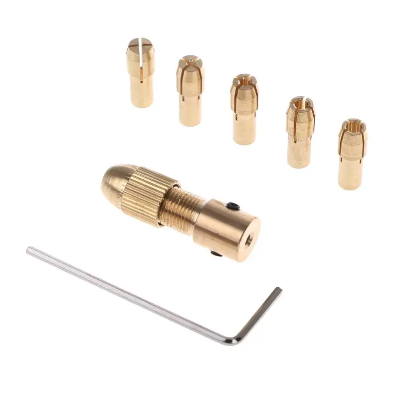 

7Pcs/Set 2/2.35/4.05/5.05mm Electric Motor Shaft Mini Chuck Fixture Clamp 0.5-3.0mm Small To Drill Bit Micro Chuck Fixing Device