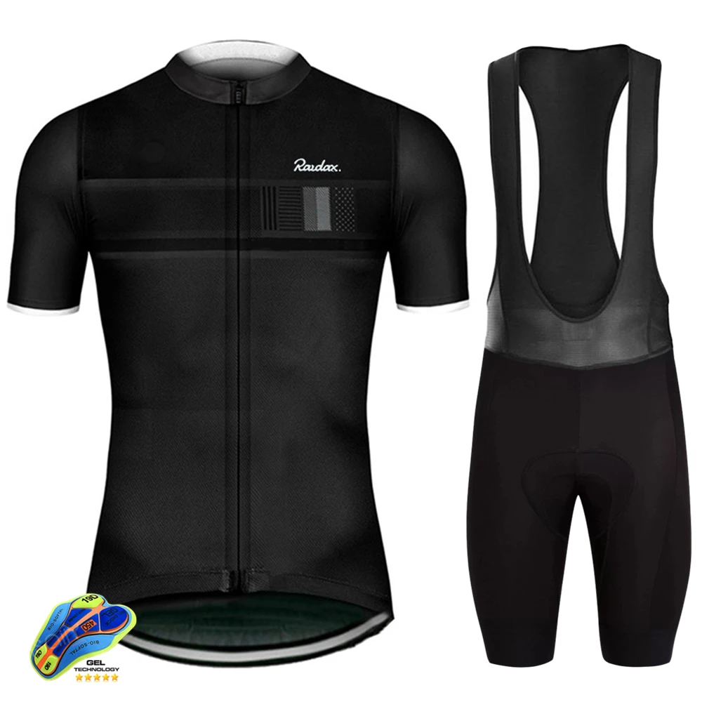 Raudax Cycling Sets cycling jersey cycling suit cycling jersey set Summer Bicycle Clothing Breathable Mountain Cycling Clothes Suits Ropa Ciclismo Verano Triathlon Jersey