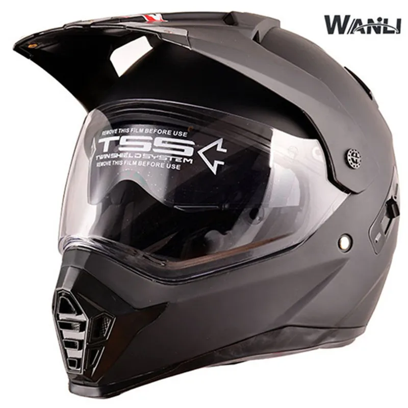 NEW Motorcycle double lens  moto Bicycle Motocross Off Road Helmet ATV Dirt bike Downhill MTB DH Racing Helmet Cross Helmet