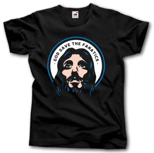 GOD SAVE THE FANATICS S-XXXL SHIRT FOOTBALL FAN ULTRAS JESUS CHRISTIAN RELIGION T Shirt Brand 2018 Male Short Sleeve Top Tee | Мужская