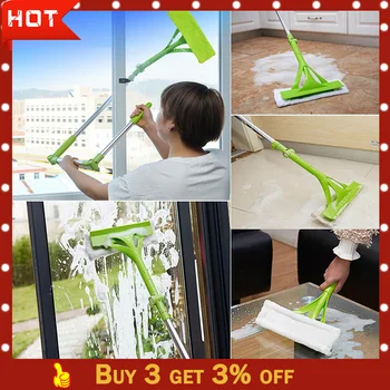 

Foldable Handle Cleaning Glass Sponge Mop 2020TOP Telescopic Foldable Handle Cleaning Glass Sponge Mop Cleaner Window Extendable