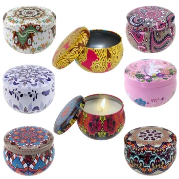 

Organizer Drum-shaped Candy Cookie Box Rose Tea Pot Tin Box Small Fresh Personality Candy Box Festive Party Storage Box