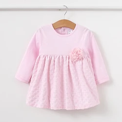Vestido infantil de veludo e mangas longas, vestido de princesa para meninas e crianças, para primavera e outono