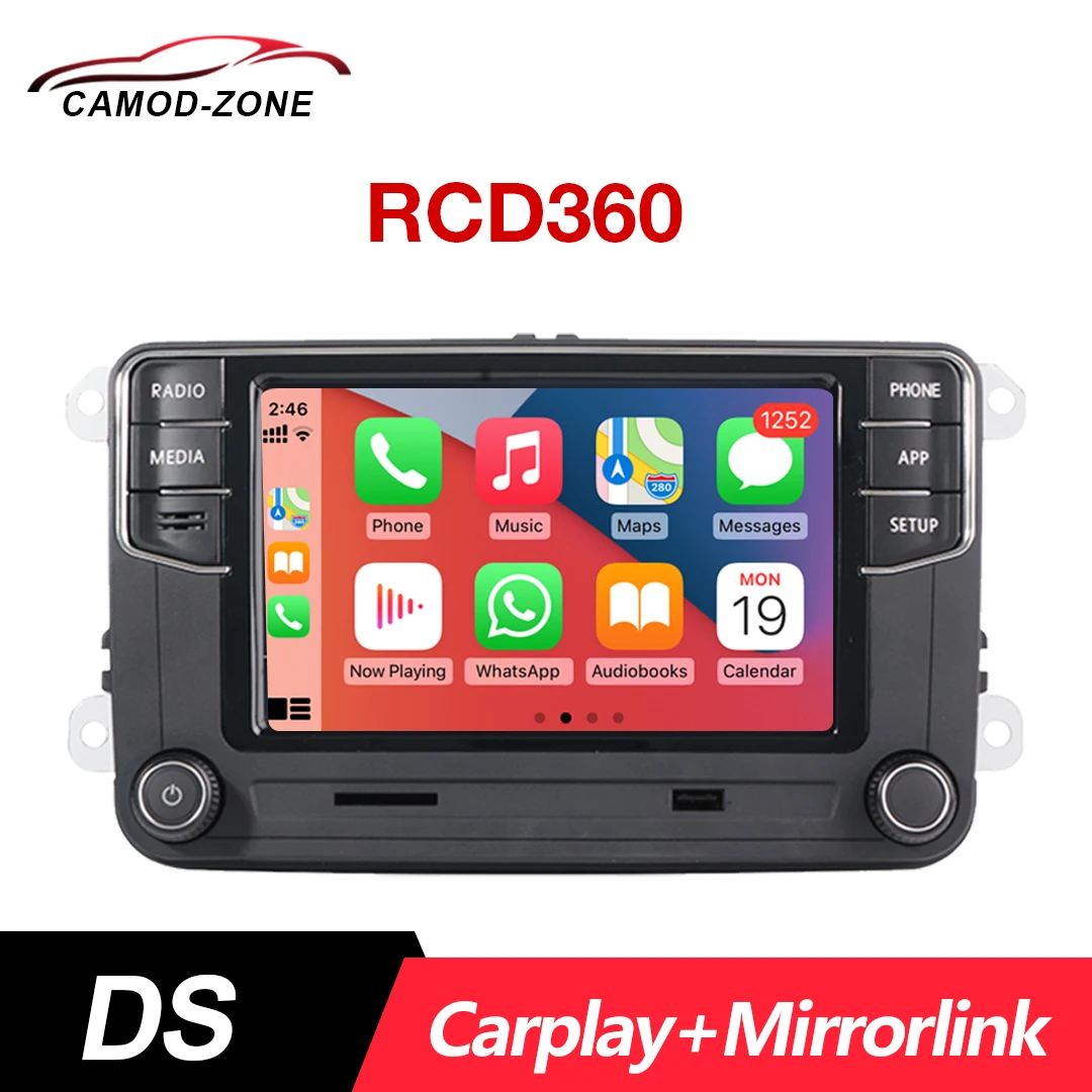 CarPlay автомобильное стерео DS RCD360 радио RCD330 головное устройство для VW Golf Polo MK5 MK6 Passat