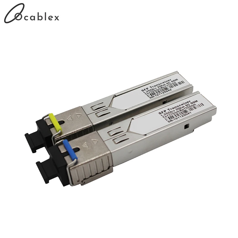 1 25 ГБ/сек. гигабитный 20 километровый SFP Модуль Mini BIDI волоконно оптический