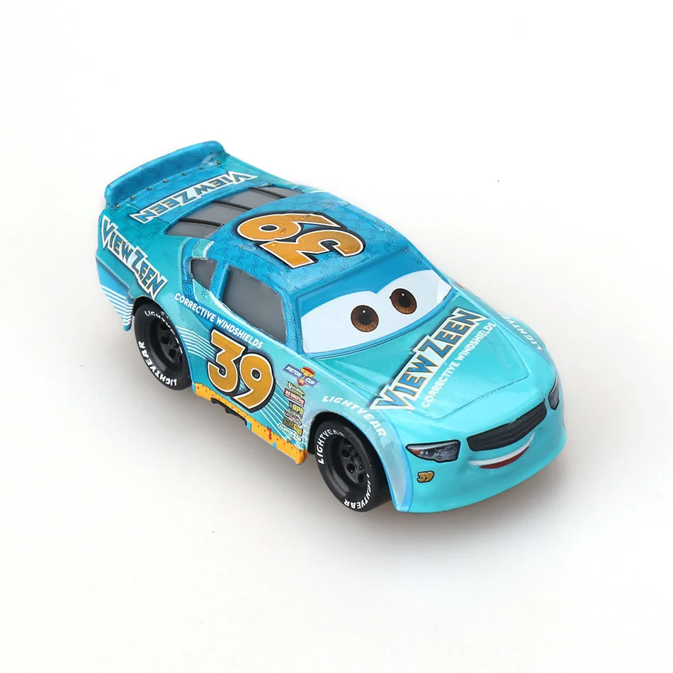 Disney Pixar Cars 2 3 Lightning 40 стиль Mcqueen Mater Jackson Storm Ramirez 1:55 литой автомобиль металлический сплав мальчик детские игрушки подарок