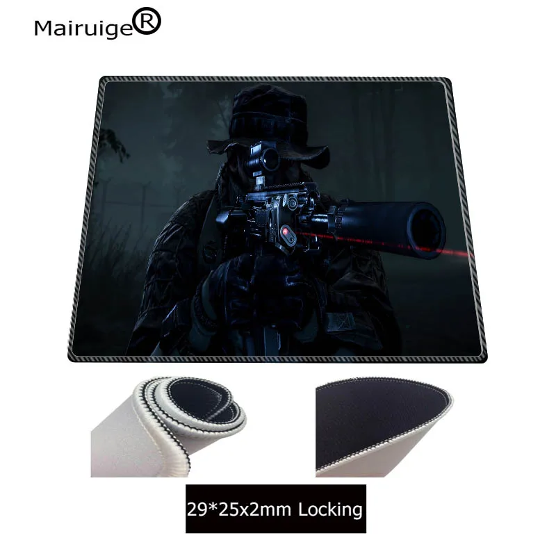  Gun Large Gaming Speed Mouse Pad Gamer White Locking Edge Keyboard Mouse Mat Table Mousepad for CS 