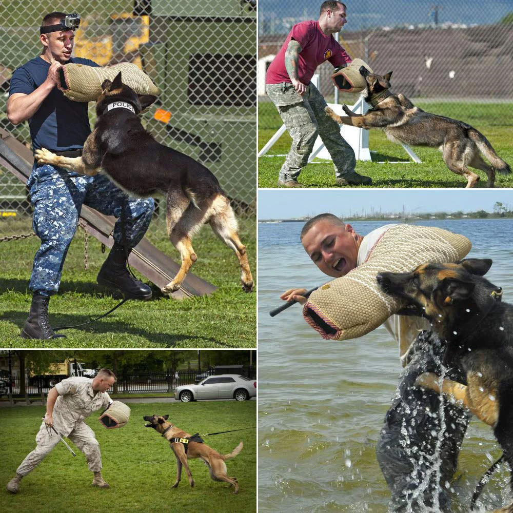 Dog Training Arm Sleeve Professional Dog Training Set Whip Agitation Stick for Large Big Dogs Safe Protection Sleeve
