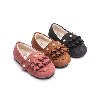 

Boys Moccasins Girls Cow Leather Shoes Soft Kids Loafers Children Flats Casual Boat Shoes Children's Wedding Leather Shoes