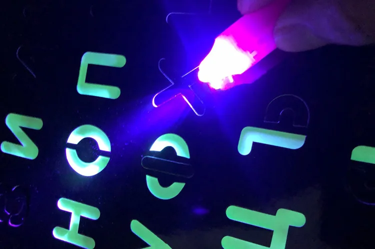 A3/A4/A5 размер флуоресцентный светодиодный доска для рисования детский планшет светящаяся электронная 3D светящаяся доска светильник доска для рисования