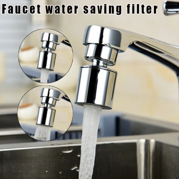 

Kitchen Tap Head 360Degree Swivel Bubbler Sink Faucet Water Saving F-ilter Sprayer Home Bibcocks 22mm