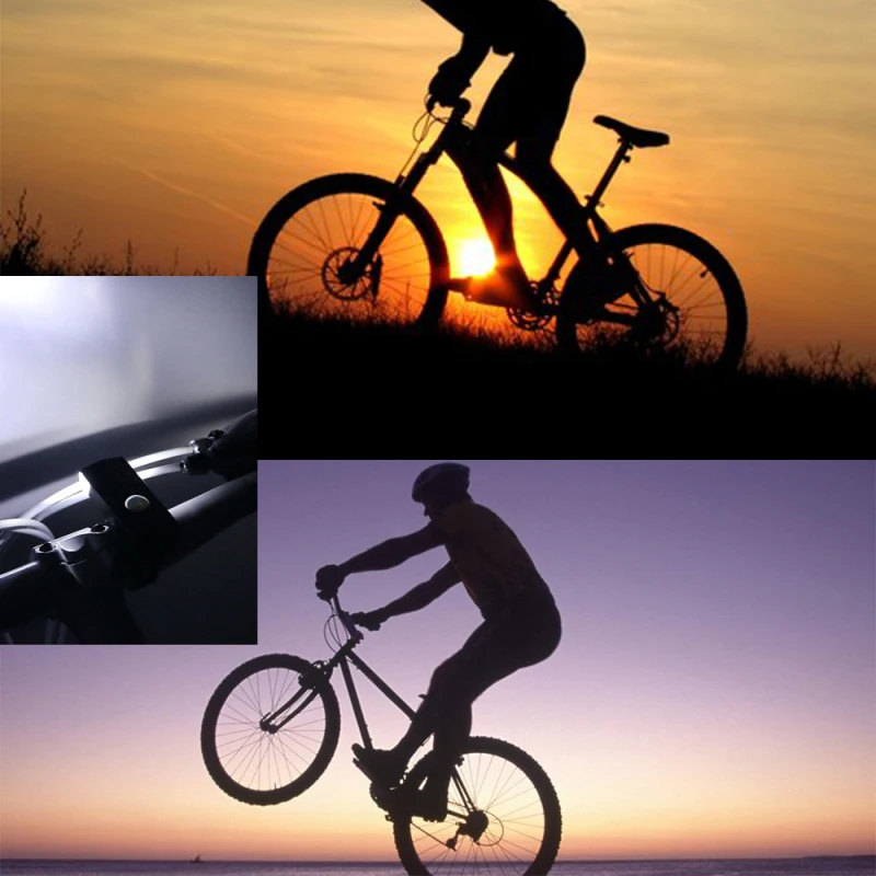 Clearance Bike Bicycle Light LED Taillight Rear Tail Safety Warning Cycling Lights USB Rechargeable or Battery Front Flashlight TSLM2 2