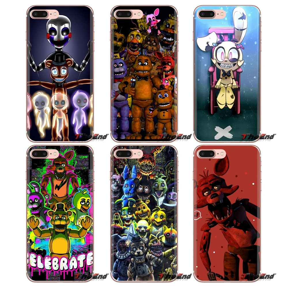 For Xiaomi Redmi 4A S2 Note 3 3S 4 4X 5 Plus 6 7 6A Pro Pocophone F1 Five Nights At Freddy pizzeria TPU Transparent Cases Covers |