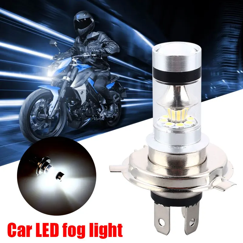 

H4 P15D 100W Fog Lamp Modified Headlight Car Far and Near Light Motorcycle Auto LED Fog Light Motorbike High Power