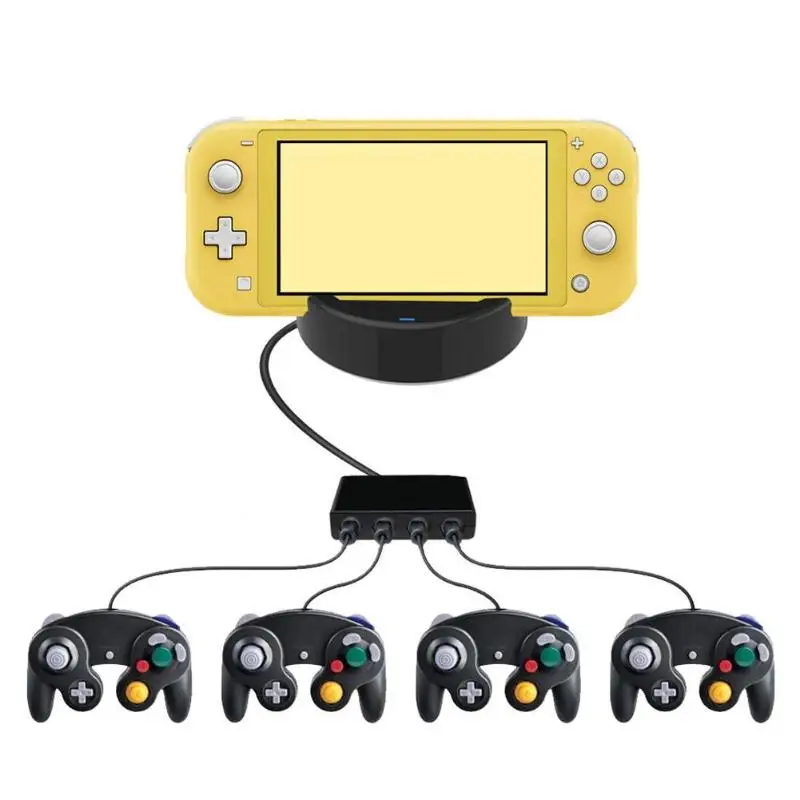 Usb зарядная док-станция для Switch Lite консоль портативная игровая консоль подставка для kingd Switch Lite зарядное устройство с 2 портами для геймпадов