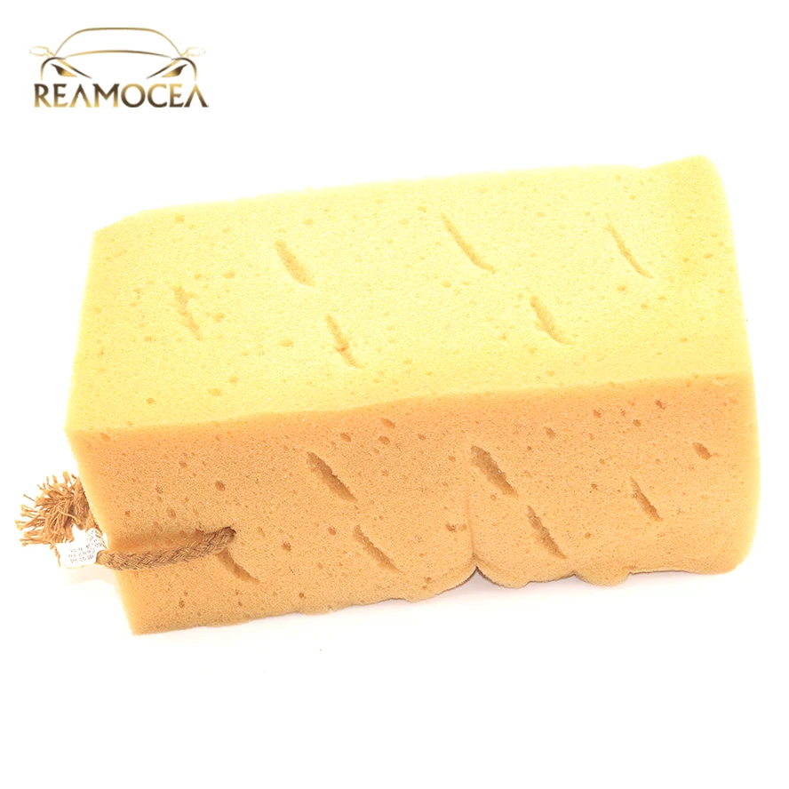 Reamocea 1x Коралловая мойка моющая губка блок сотовая машина стекло окно дверь