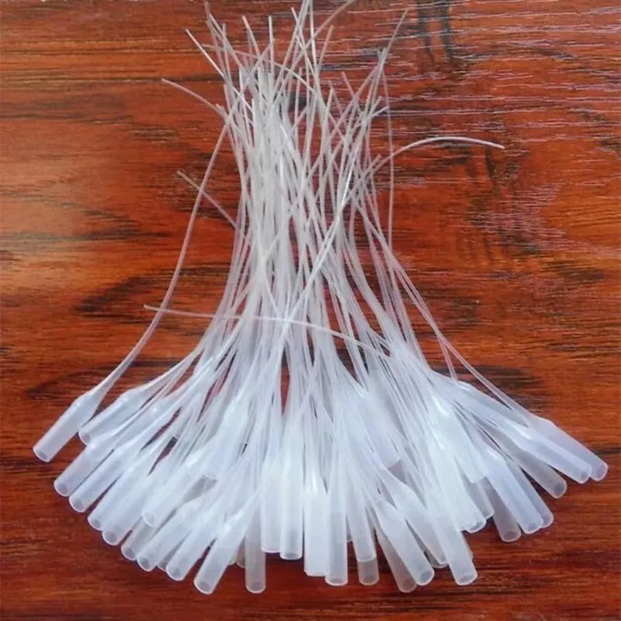 500pcs Universal 502 Instant Super Glue Dropping Tube Nozzle Lengthened Needle Tube Bottle Cap Catheter Dropper Adhesive Tool