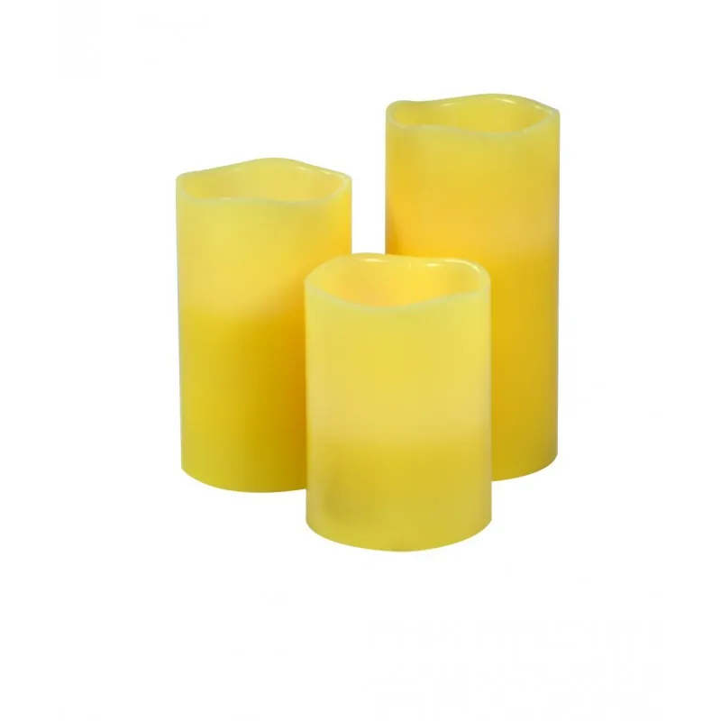 3 Electronic JOCCA candles with colorful LED light. Lamp. Lighting. Romantic and creative holiday home decoration | Дом и сад