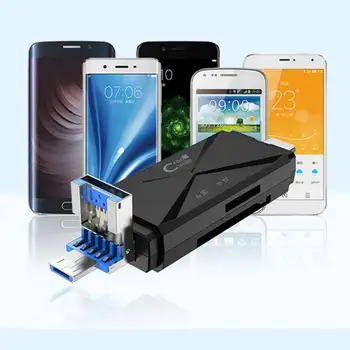 

New Secure Digital Memory Card Reader USB Micro USB Type C Card Reader Memory Card Readers Micro Card Readers