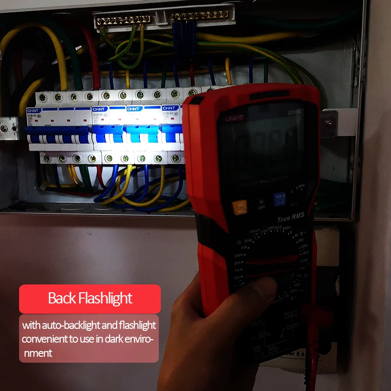 UNI-T UT89XD Digital Multimeter True RMS Tester AC DC Voltmeter Ammeter 1000V 20A Capacitance Frequency Resistance LED Measure 4