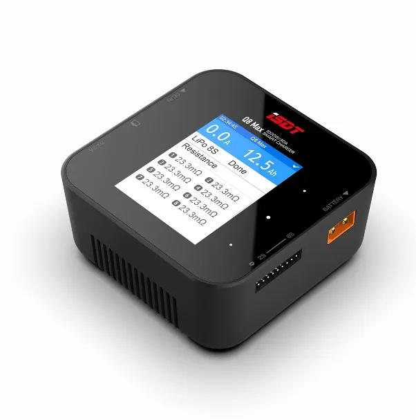 ISDT Q8 Max BattGo 1000W 30A High Power Battery Balance Charger Discharger for 1-8S Lipo Battery for RC FPV Drone