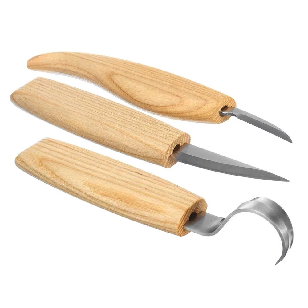 2/3 Uds. Juego de cuchillos para tallar madera, cuchara, Cinceles