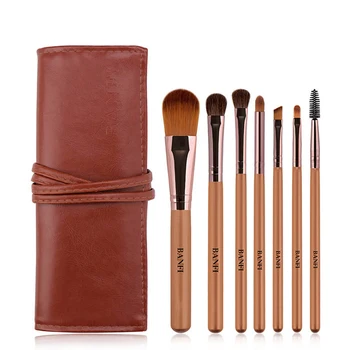 

7Pcs Makeup Brushese Set With Bag Professinal Cosmetic Tool Kit Foundation Eyeshadow Blender Brushes Protable For Travel