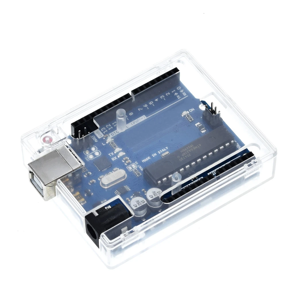 Uno R3 Case Enclosure Transparent Acrylic Box Clear Cover Compatible for arduino UNO R3 Case