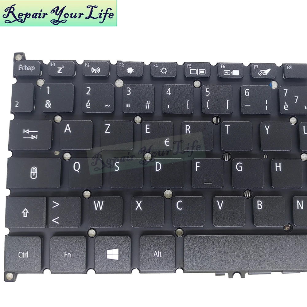 Teclado Azerty para Acer Spin Sp51352np Sp513-52n Sp513-53n Sp314-52 51 la fr Substituição Novo - Imagem 2