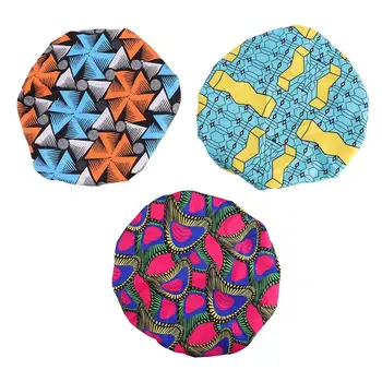 

3pcs Elastic Night Hat Bathing Hats Headdress Sleeping Cap for Home