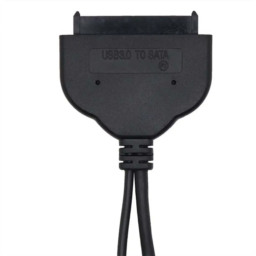 Черный портативный размер USB 3,0 до 2," SATA III кабель адаптера жесткого диска/SATA HDD SSD USB3.0 кабель конвертера