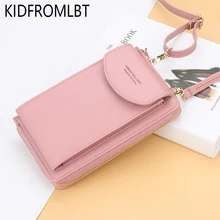 Женская сумка-мессенджер из искусственной кожи, женская сумка для мобильного телефона, вертикальная сумка для мобильного телефона, мини кошелек, сумка для карт