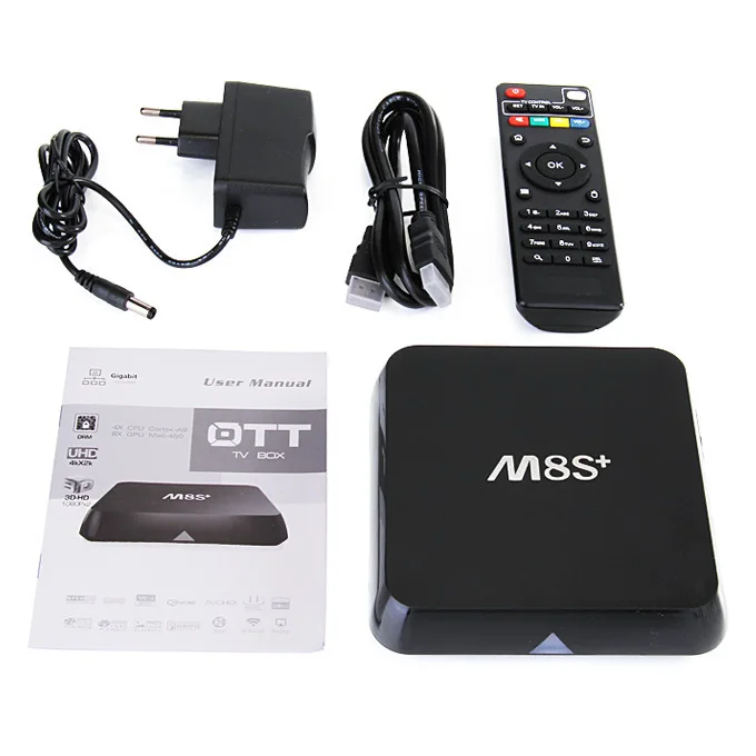  Clearance sale M8S+ S905 Set Top Box Android 5.1 DDR3 1G 8G TV Box Support Wifi BT TV BOX