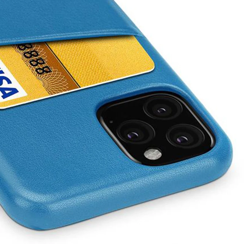Роскошный чехол из натуральной кожи для iPhone 11 Pro Max, Ультратонкий защитный чехол для iPhone 11/11Pro, чехлы со слотом для карт