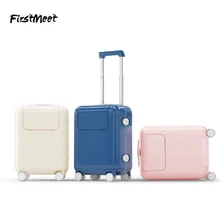 FiretMeet детский Дорожный чемодан 17 дюймов, чемодан на колесиках для мальчиков и девочек, Детский чемодан, милый высококачественный роскошный чемодан