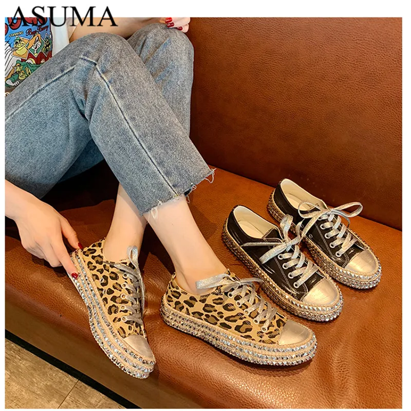 leopard rivet shoes (2)
