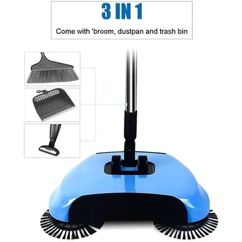 

Sweeping Machine Push Type Hand Push Magic Broom Dustpan Handle Household Cleaning Package Hand Push Sweeper mop