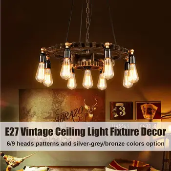 

110-220V E27 Vintage Pendant Light Home Bedroom Bar Sconce Pendant Lamp Indoor Lighting Fixture Restaurant Home Decoration