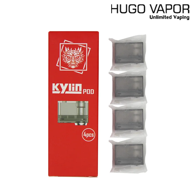 Electronic cigarette HUGO Vapor Kylin 30W Pod System Kit resin & Acrylic 1000mah battery 3.0ml vape kit VS Smoant Pasito kit (16)