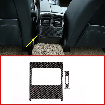 

2Pcs Real Carbon Fiber Car Rear Exhaust Vent Decorative Frame Sticker for Mercedes Benz C-Class W204 2007-2013 Car Accessories