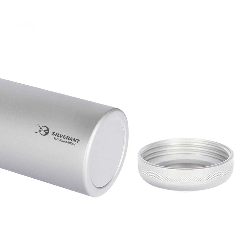 Portable Titanium Water Bottle Wide Mouth Leakproof Outdoor Camping Hiking Cycling Tea Coffee Cup Kettle Drinkware 400ml 600ml