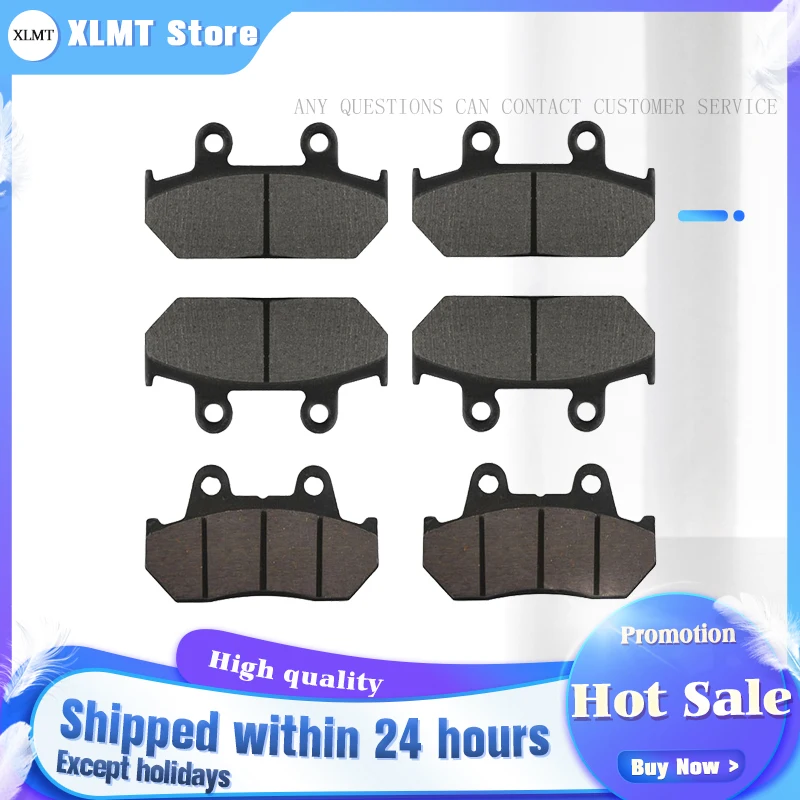 

Motorcycle Front and Rear Brake Pads for HONDA GL1500 GL 1500 Goldwing 1988-2000 GL1500 Aspencade / Interstate 1990-2000
