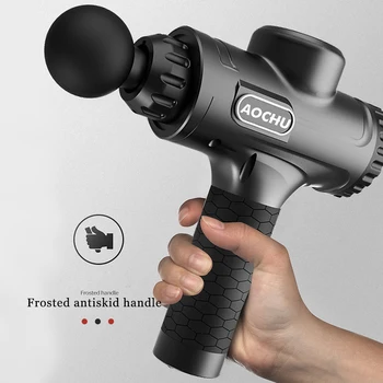 

Fascia gun electric massager relax muscle massage gun deep vibration massage cervical membrane gun muscle relax grab